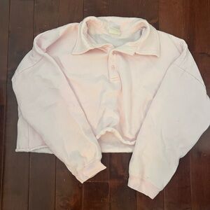 Aritzia Pink Crew Neck Sweater